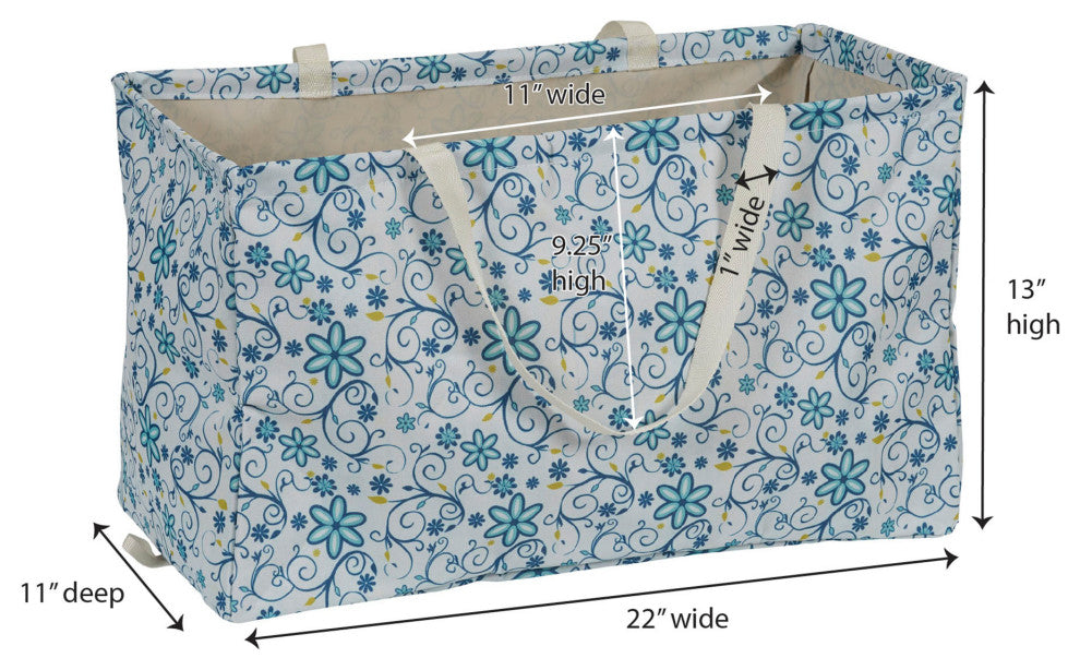 Canvas Utility Tote With Handles