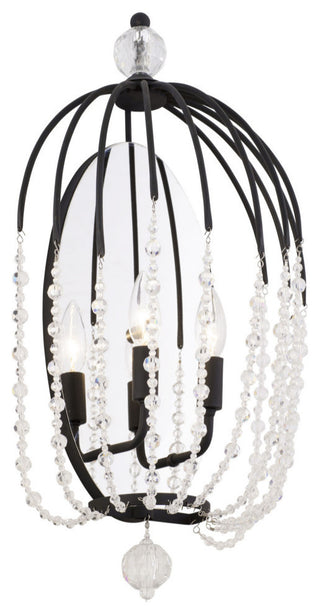 Voliere 2-Lt Sconce - Matte Black