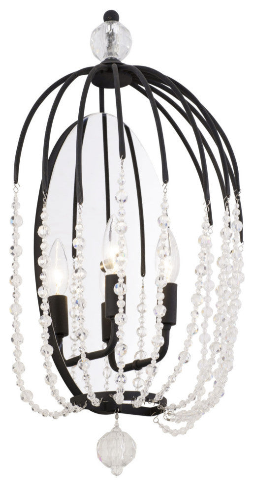 Voliere 2-Lt Sconce - Matte Black