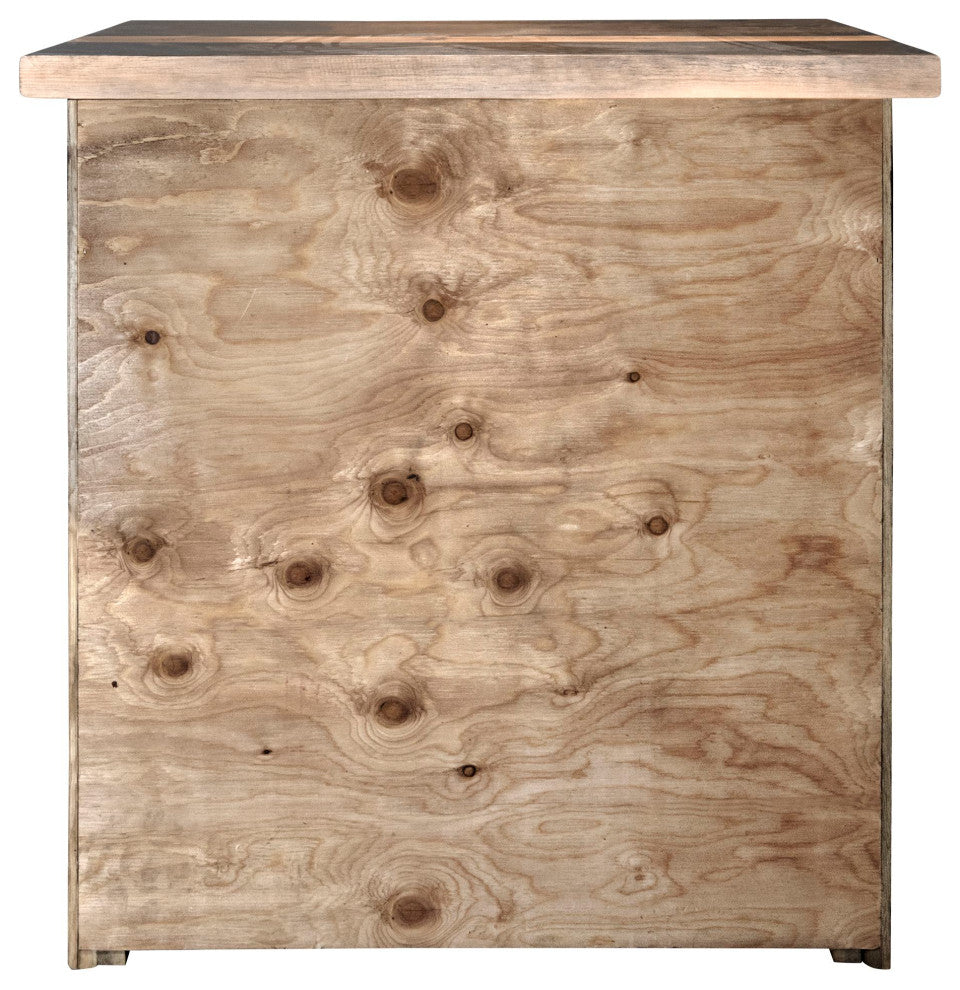 Big Sky Collection Live Edge 3 Drawer Chest of Drawers, Provincial Stain