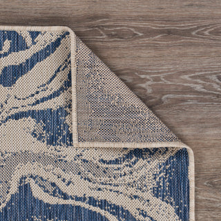 Abstract Oasis Indoor Outdoor Rug, 5'3"x7'