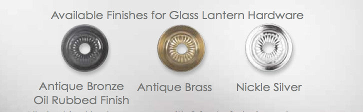 Mini Star Etching Hundi Glass Bell Jar Lantern 9"D, Antique Brass