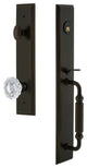 Carre' 1-Piece Dummy Handleset, F Grip and Versailles Knob, 849211