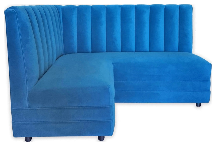 Custom Dining Booth, L Bench Banquette, A 60"x60" B