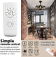 5 Light Cage Ceiling Fan With Light Remote Contral Farmhouse Ceiling Fan Lamp