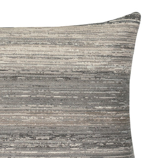 Textured Grigio Lumbar Indoor/Outdoor Performance Pillow, 12"x20