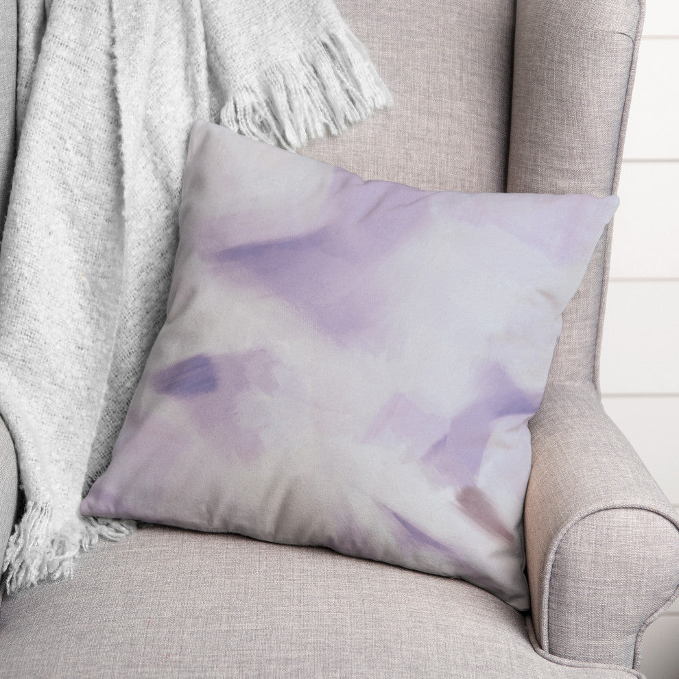 Simmer Sunbeams Purple 3 16x16 Spun Poly Pillow