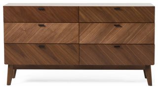 Nova Domus Kamela- Modern Walnut Dresser