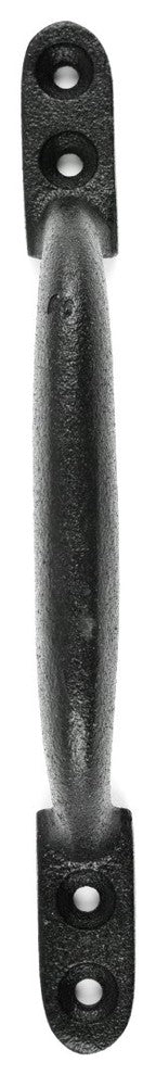 10 Door Pull Black Wrought Iron Pull 6" |
