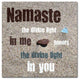 ''Namaste with Pebble and Beach Glass'' Canvas Art by Michelle Calkins