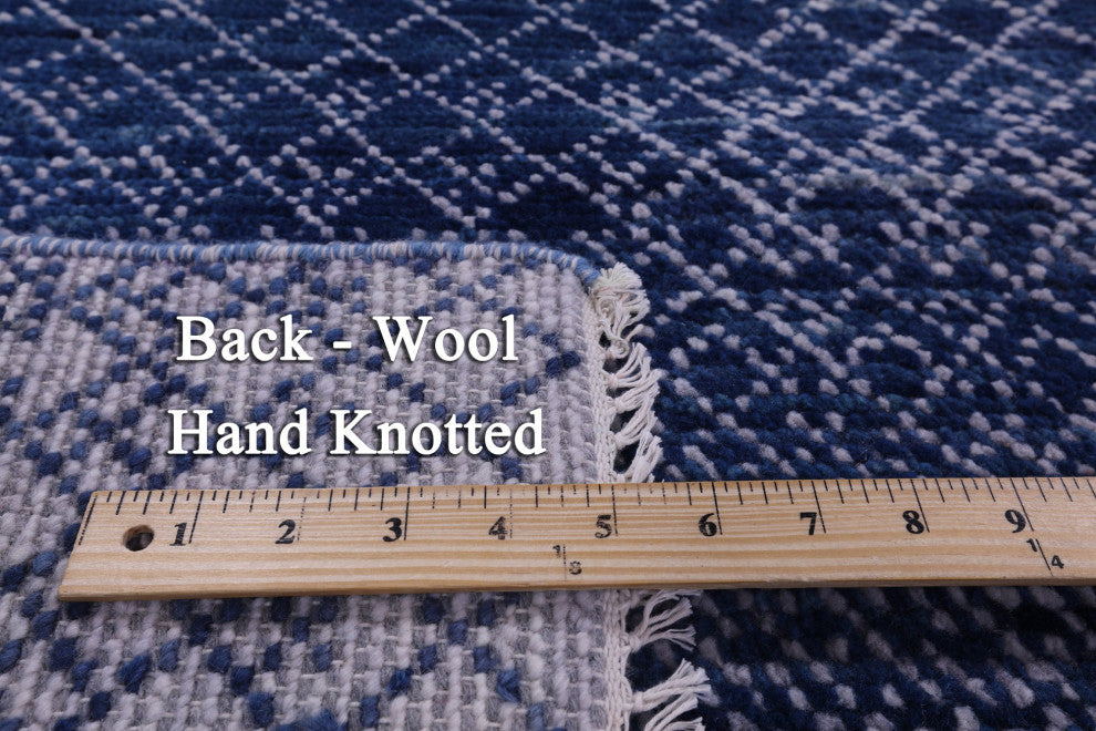 Savannah Grass Hand Knotted Wool Rug 8' 0" X 10' 2" - Q13239