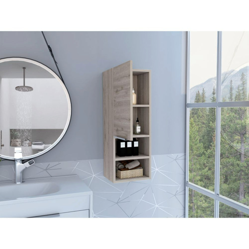 Medicine Cabinet Hazelton, Bathroom, Light Gray