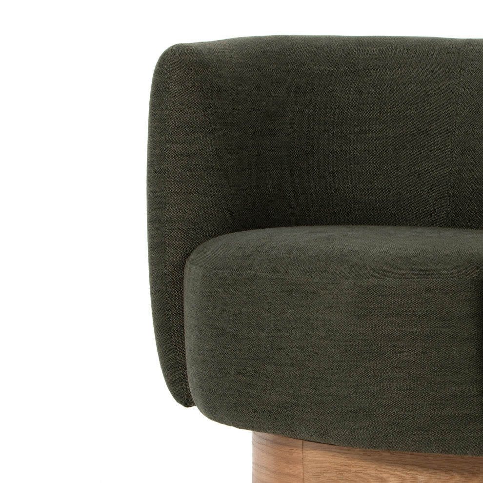Calista Swivel Chair-Atlantis Moss