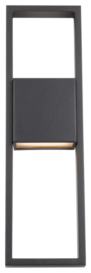 Archetype 24" LED Centered Indoor and Outdoor Wall Light 3000K, Black