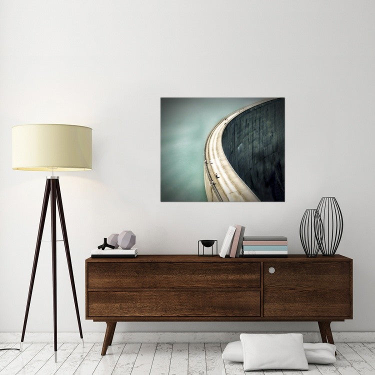 "The Dam" Stretched Canvas Giclee by Anna Cseresnjes, 40x34"