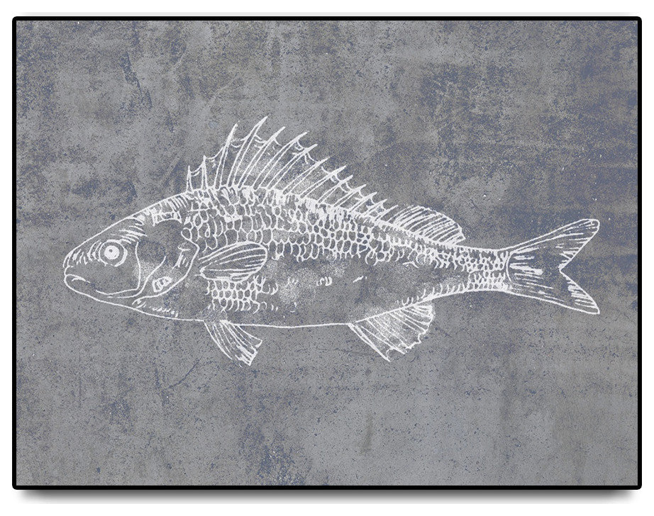 "Like a Stone I" Oversized Framed Canvas, 60" X 40"