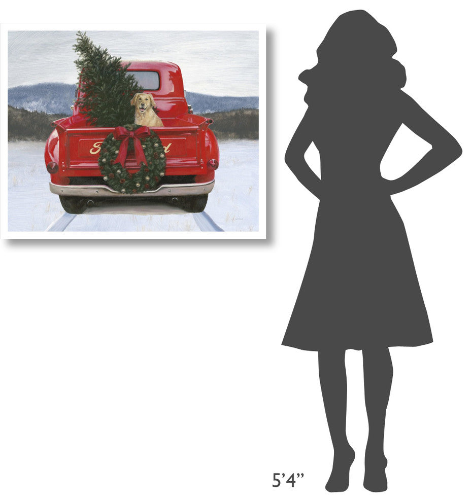 "Christmas in the Heartland IV Ford" Digital Paper Print by James Wiens, 37"x30"