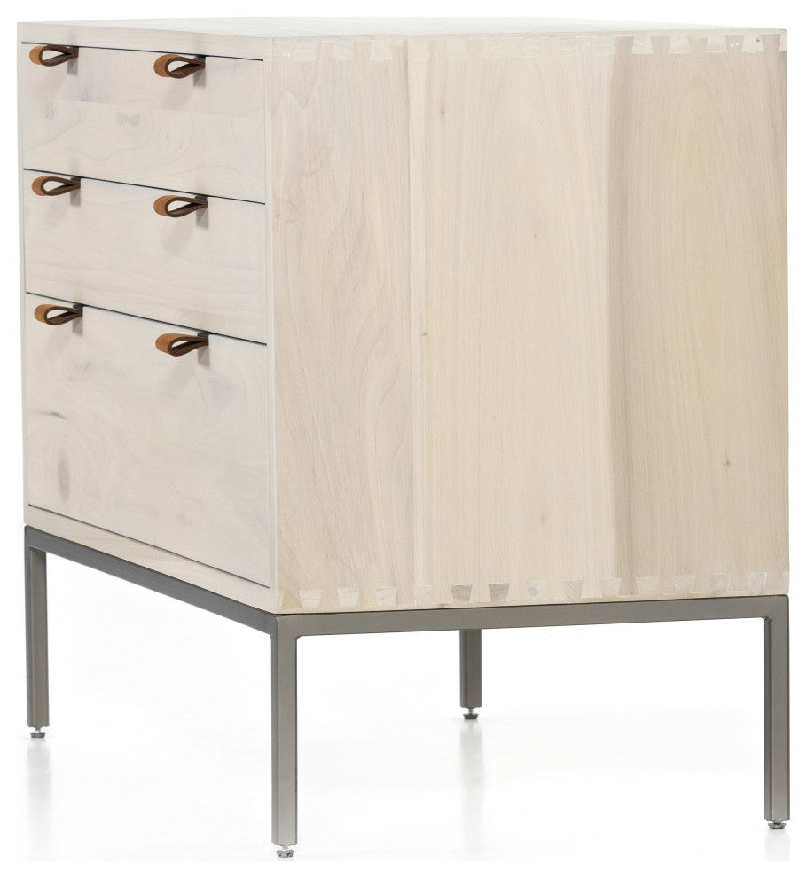 Trey Large Nightstand-Dove Poplar