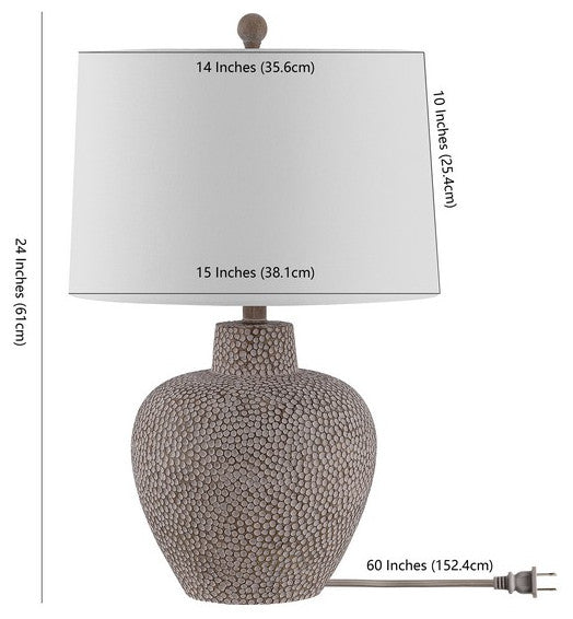 Safavieh Kei Table Lamp, Grey