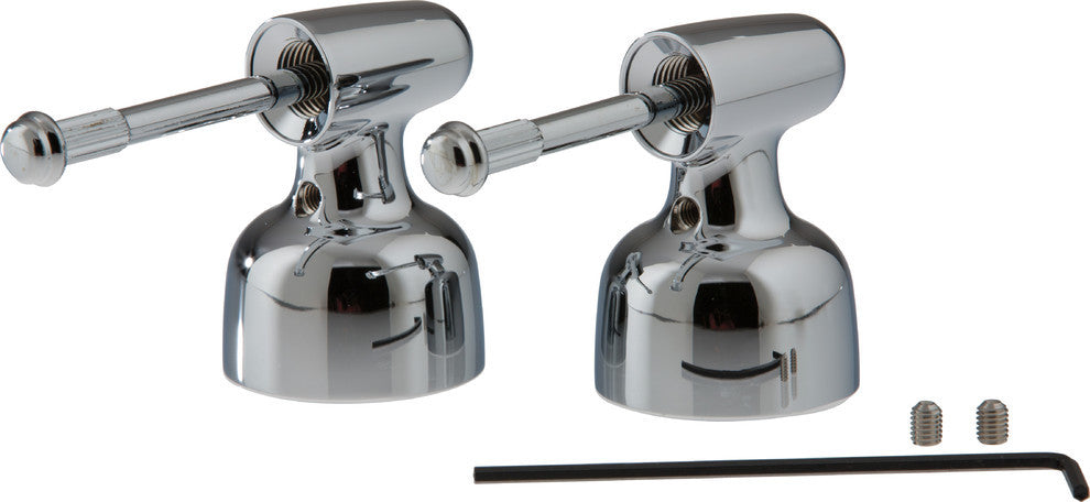 Delta Metal Lever Handle Set, Less Accents, Chrome, H22