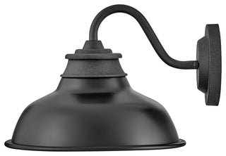 Hinkley Wallace Small Gooseneck Barn Light, Aged Zinc