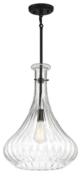 Bristo 1-Light Matte Black Pendant