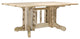 Montana Collection Double Pedestal Dining Table, Clear Lacquer Finish