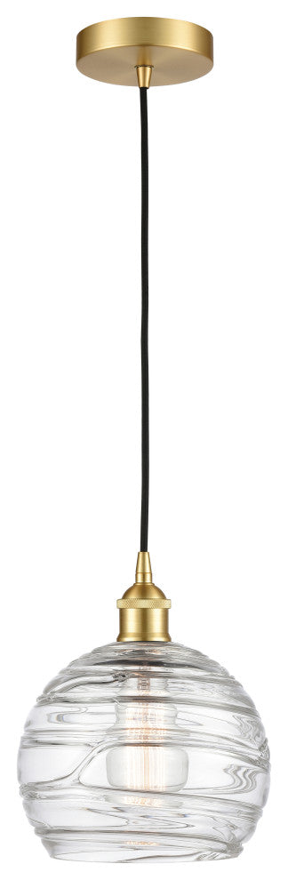 Innovations 616-1P-SG-G1213-8-LED 1-Light Mini Pendant, Satin Gold