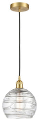 Innovations 616-1P-SG-G1213-8-LED 1-Light Mini Pendant, Satin Gold