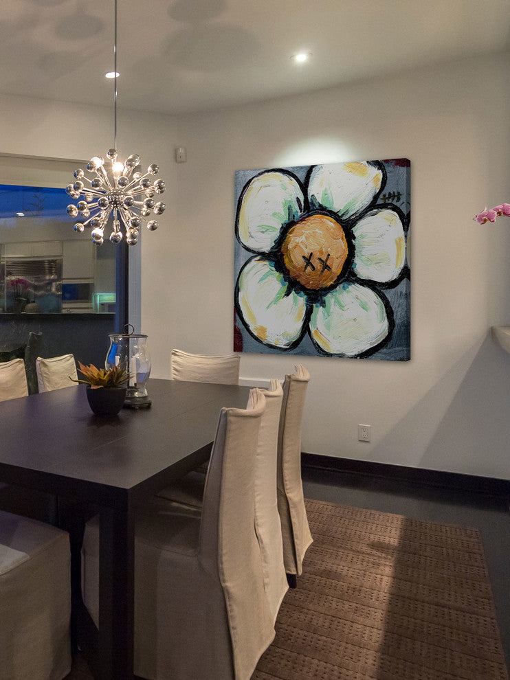 "XX Flower" Painting Print on Canvas by Tori Campisi