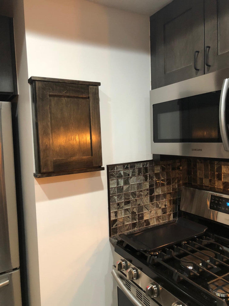 Sandalwood On the Wall Unfinished Cabinet 25.5h x 15.5w x 3.25d