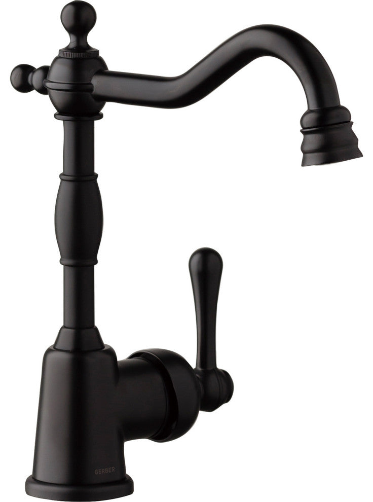 Opulence Single Handle Bar Faucet, Satin Black