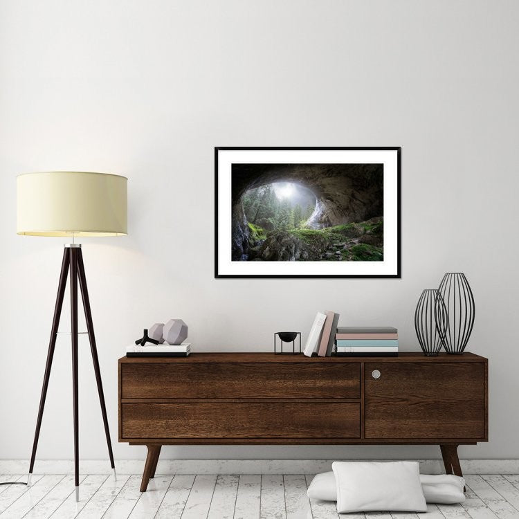 "Peek To Heaven" Framed Digital Print by Esmee Prexus, 44x31"