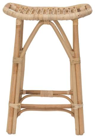 Salsa Rattan Counter Stool, Natural