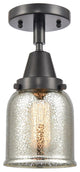 Innovations Lighting 447-1C-BK-G58-LED Small Bell 1 Light 5" Flush Mount