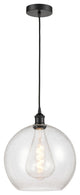 Innovations 616-1P-BK-G124-12 1-Light Mini Pendant, Matte Black