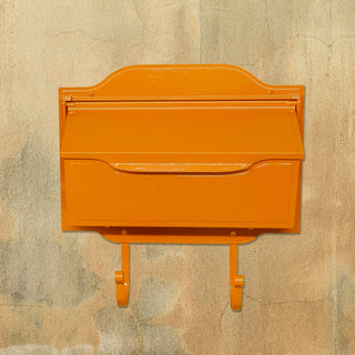 Mid Modern Asbury Horizontal Mailbox, Orange