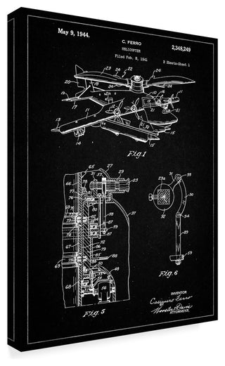 "Helicopter" by Cole Borders, Canvas Art, 24"x18"