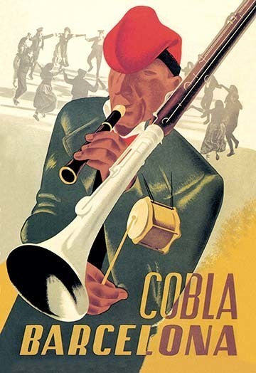 Cobla Barcelona- Fine Art Giclee Print 24" x 36"