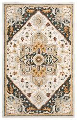 Oriental Weavers Sphinx Alfresco 28407 Rug, Ivory/Charcoal, 5'0"x8'0"