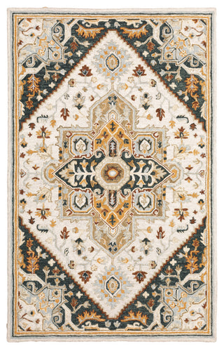 Oriental Weavers Sphinx Alfresco 28407 Rug, Ivory/Charcoal, 5'0"x8'0"