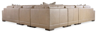 Bernhardt Lars Leather 5-Piece Sectional