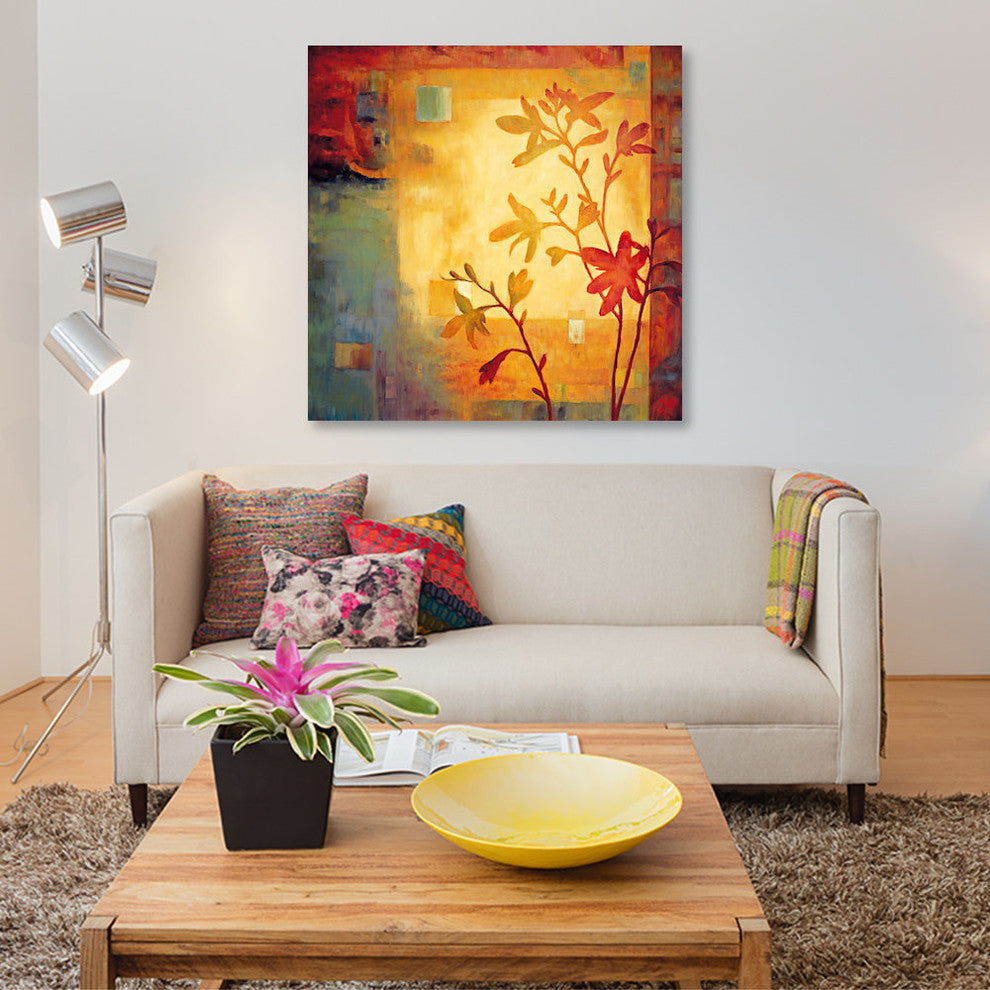 "Renewal II" by Erin Lange, Canvas Print, 26"x26"