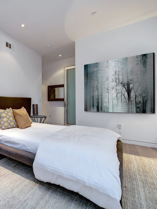 "Wild Trees" UV Ink Print on Brushed Aluminum, 60"x40"