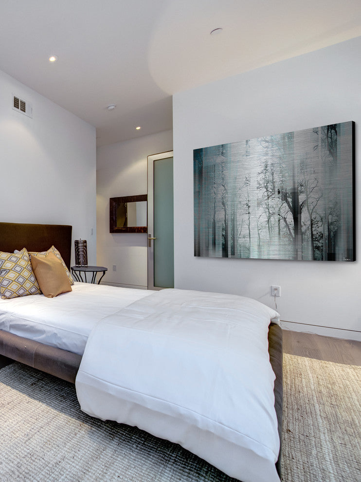"Wild Trees" UV Ink Print on Brushed Aluminum, 60"x40"