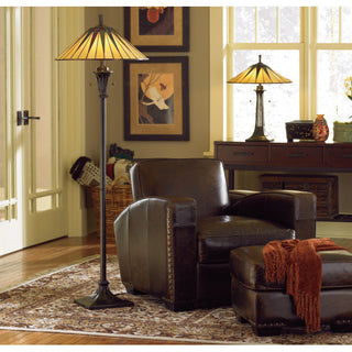 Quoizel TF6668VB Two Light Table Lamp Gotham Vintage Bronze