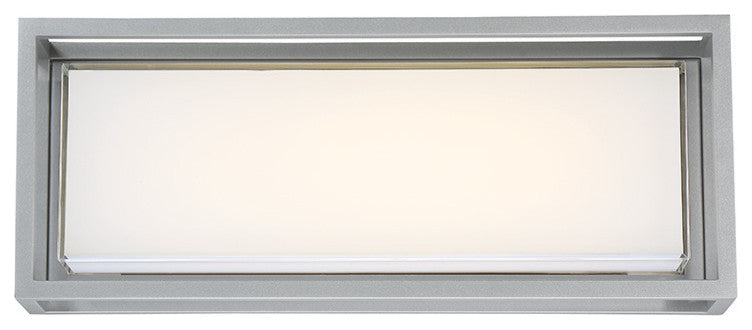 Modern Forms Framed 20" LED Outdoor Wall Light, Graphite