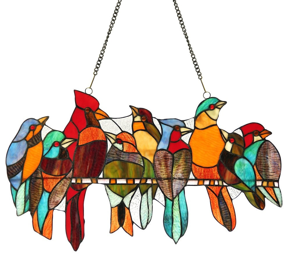 Kuno Tiffany-Glass Window Panel