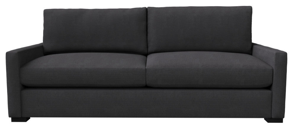 Nativa Interiors Revolution 83" Sofa, Charcoal, Depth: Deep Plush