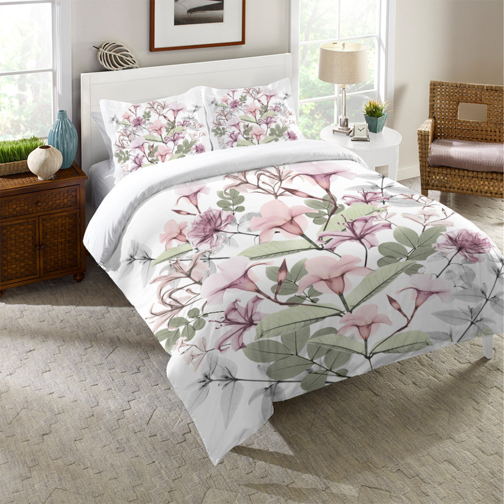 Sweet Blush Bouquet Twin Comforter